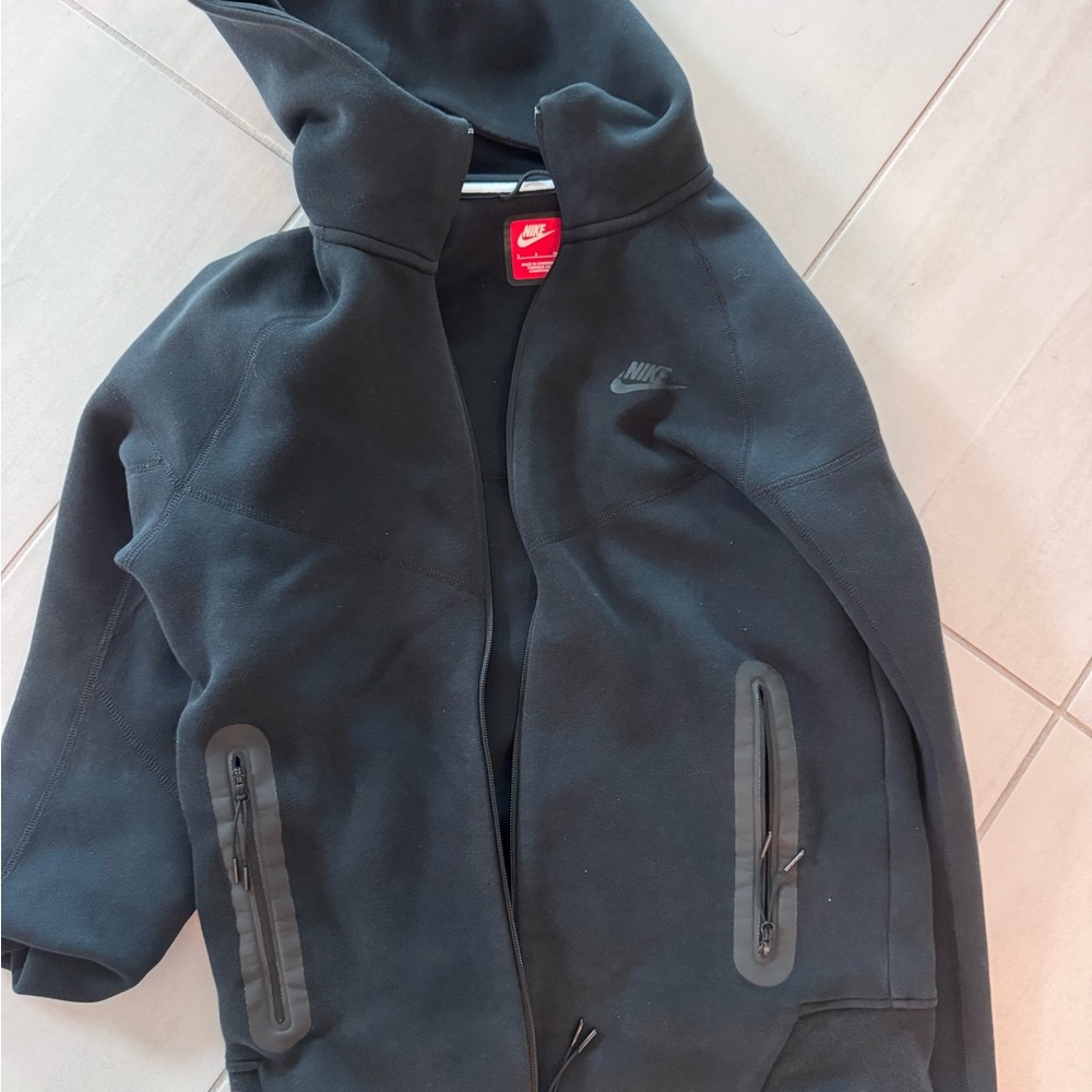 Nike Tech Black Full-Zip Hoodie